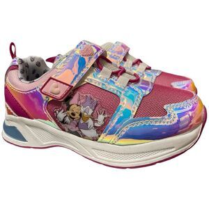 Minnie Mouse - Ground Up Girl's Toddler Minnie Mouse Light-Up Athletic Sneaker,
